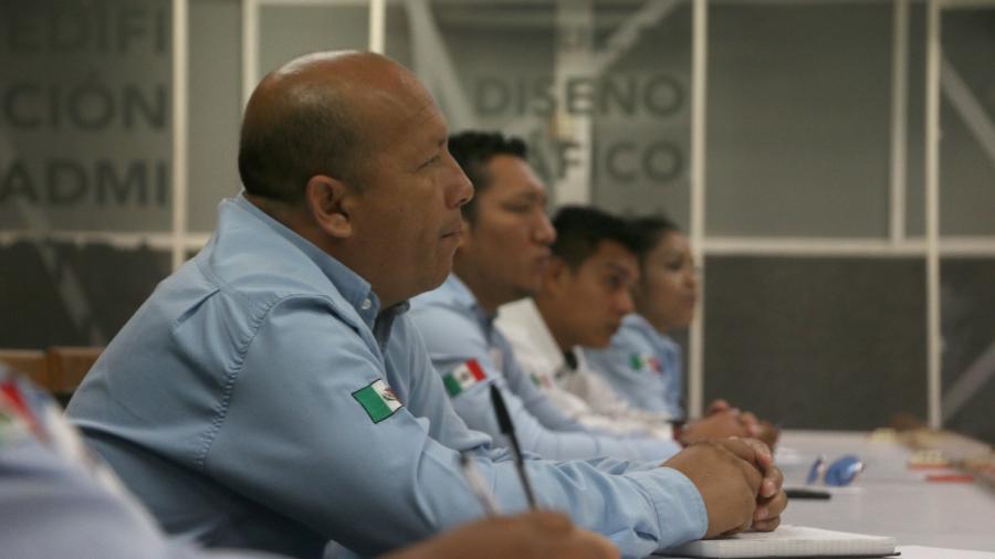 Estructura de gobierno de Madero participa en curso de servicio a la comunidad