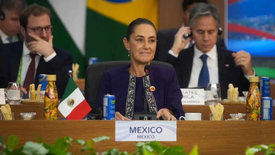 ‘Dejemos de sembrar guerras’: Sheinbaum propone en G20 destinar 1% del gasto militar a programa de reforestación 