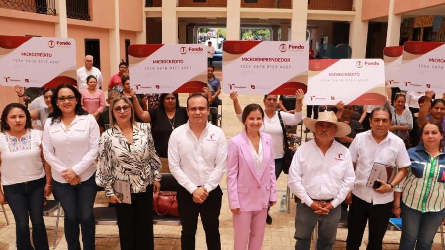 Entrega Ninfa Cantú recursos de Fondo Tamaulipas a emprendedores