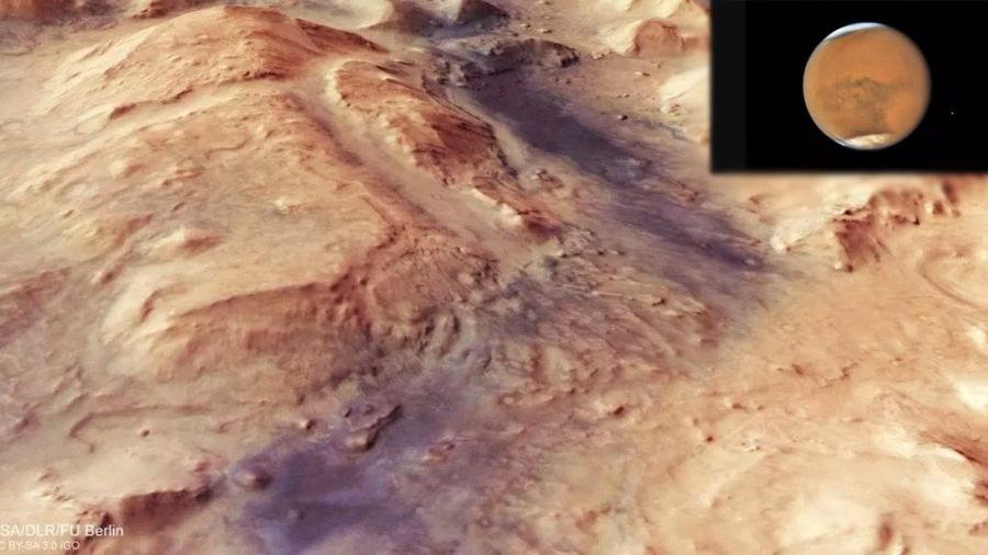 Fotografían en Marte barranco rocoso, podría ser clave para su formación
