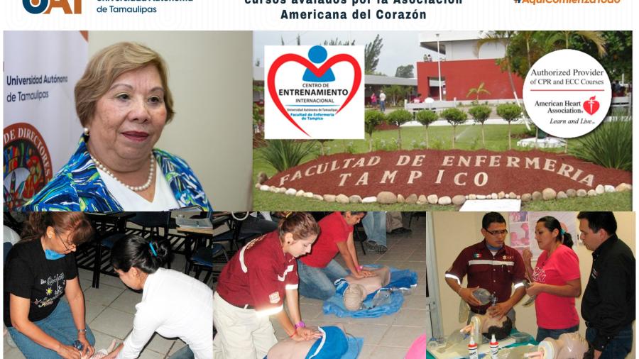 Ofrece UAT a estudiantes de Enfermería cursos avalados por la Asociación Americana del Corazón