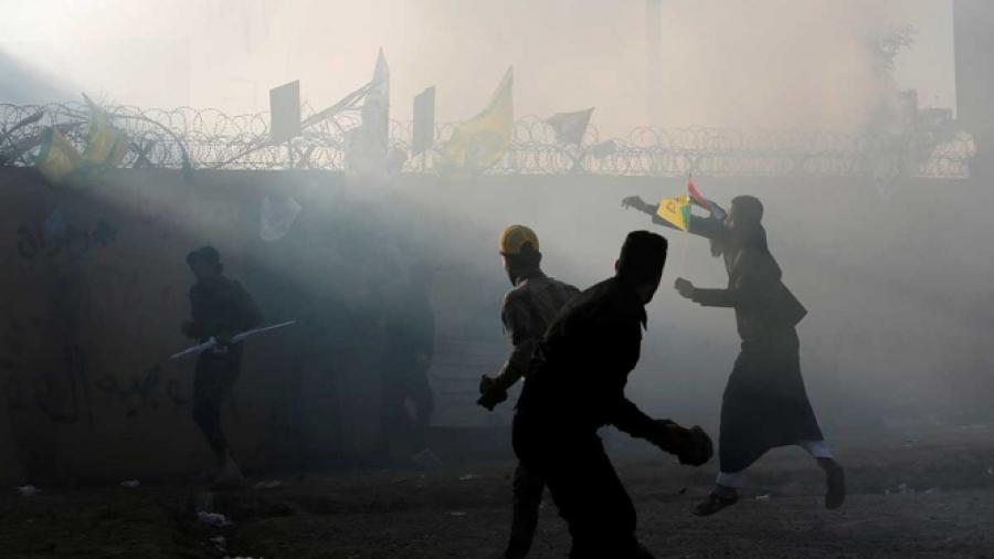 Cohetes azotan base iraquí con tropas estadunidenses