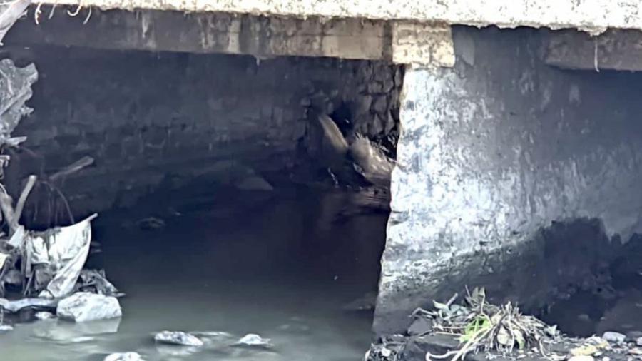 Atienden la PAUT posible riesgo ambiental en El Mante por fuga en drenaje