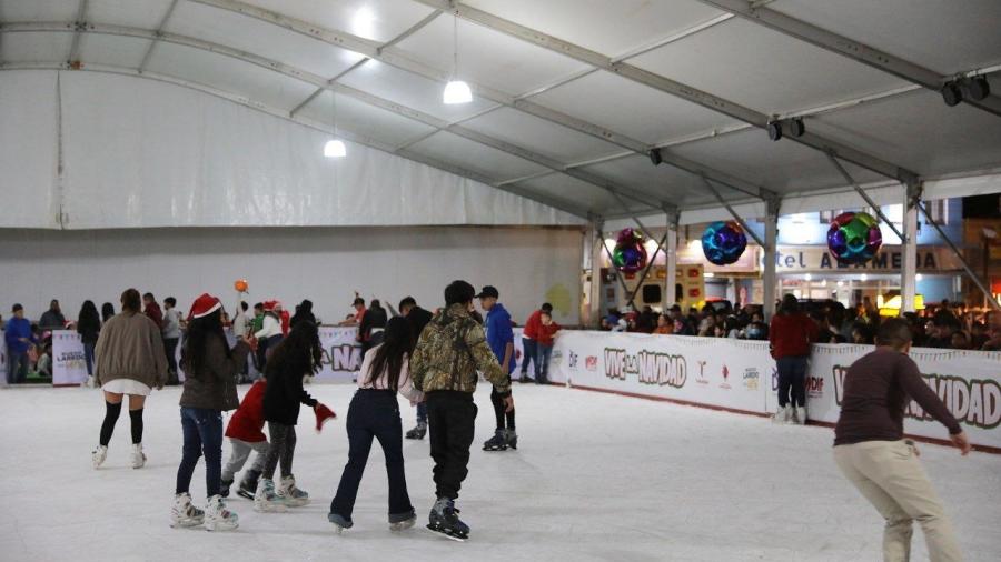Invita Gobierno Municipal a disfrutar de pista de hielo