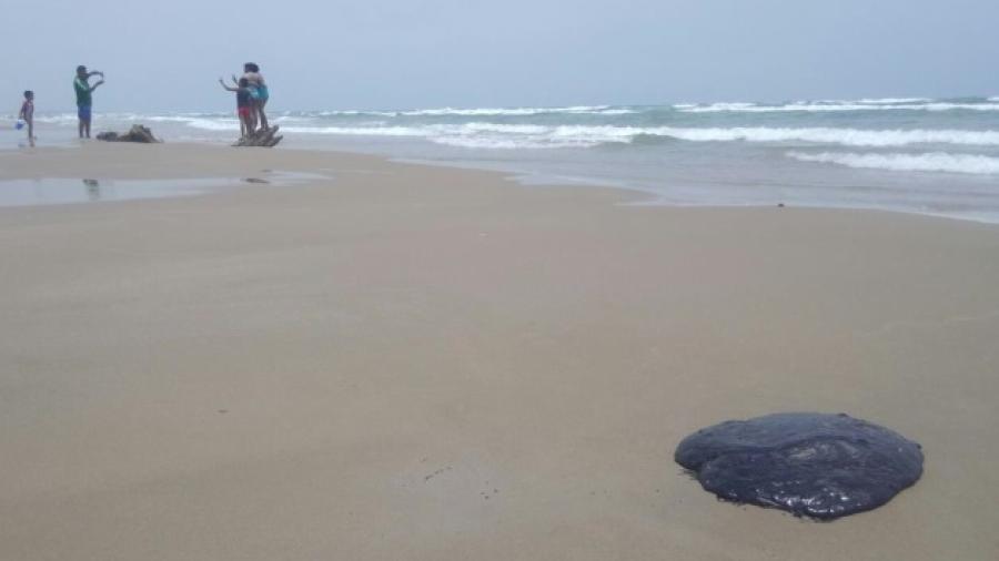 Aparecen manchas de petróleo en Playa Miramar 