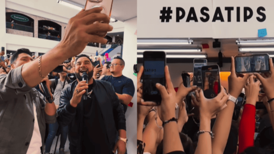 Sorprende Banda MS a fans en plaza comercial de Guadalajara