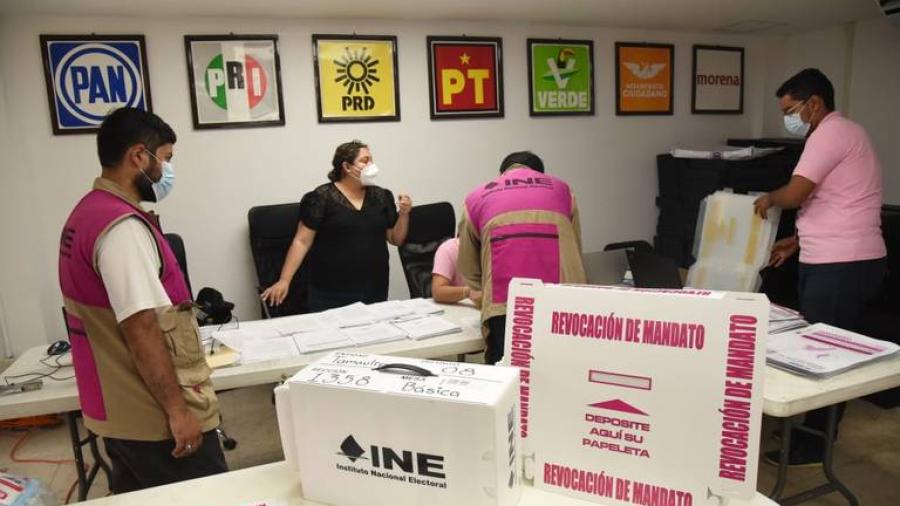 INE Matamoros listo para la jornada electoral del 2 de junio