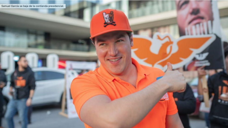 Samuel García abandona oficialmente carrera presidencial