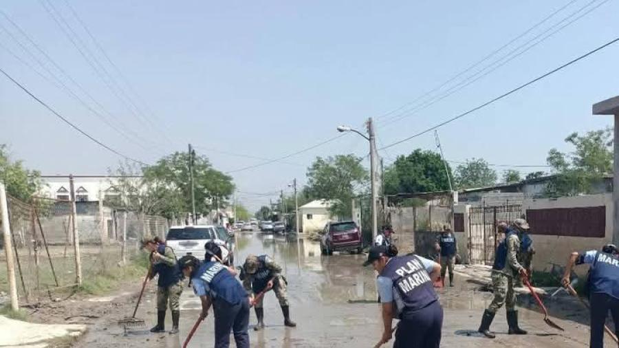 Plan Marina pasa a fase de recuperación en Reynosa; Activa prevención en Matamoros