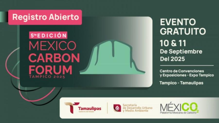 Arranca en Tampico la quinta edición del Mexico Carbon Forum 2025