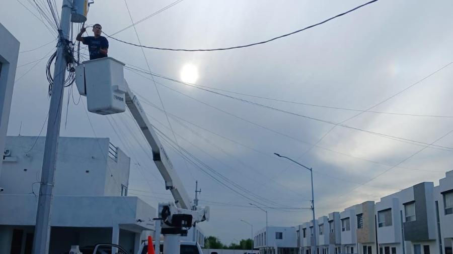Reconectó Servicios Públicos Primarios lámparas en colonias de Reynosa