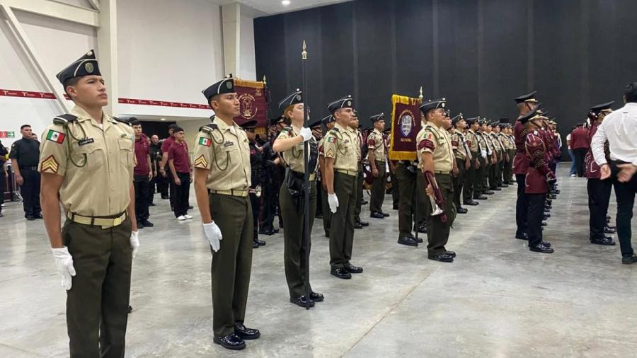 Destaca Bachillerato Militarizado de Reynosa en Primer Concurso Nacional de Bandas de Guerra y Escoltas de Bandera