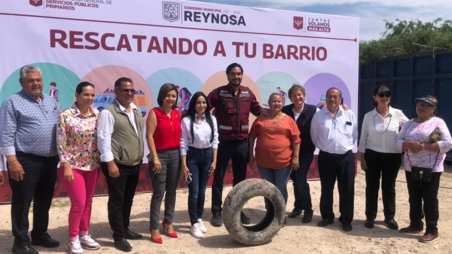 Ponen en marcha “Rescatando tu Barrio” en colonias de Reynosa