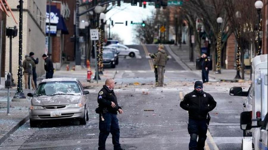 Declaran toque de queda en el área donde ocurrió la explosión en Nashville
