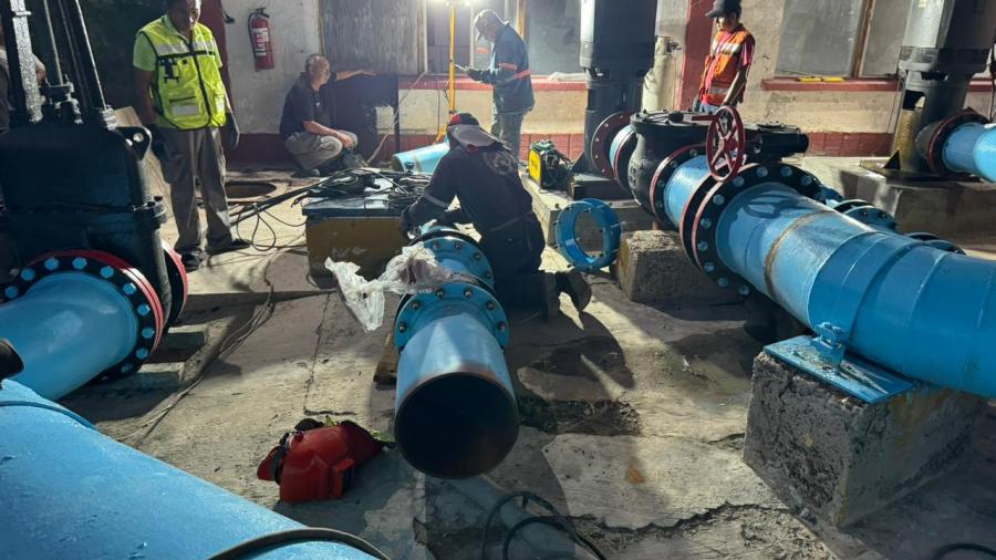 Refuerza Gobierno Municipal bombeo de agua en la Zona Centro