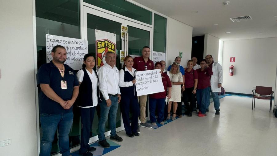 Trabajadores sindicalizados vuelven a cerrar oficinas de la Jurisdicción Sanitaria