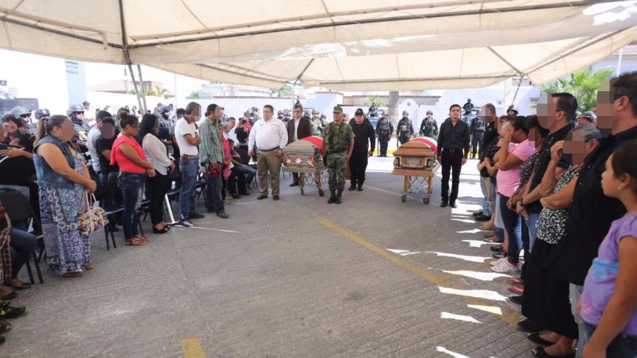 Rinde SSP homenaje a elementos fallecidos en San Fernando 