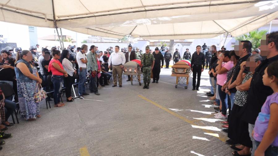 Rinde SSP homenaje a elementos fallecidos en San Fernando