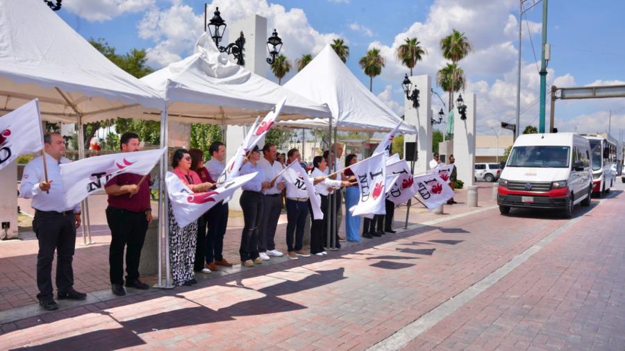 Carmen Lilia Canturosas da arranque a más Rutas Express de transporte público que conectará colonias del Poniente
