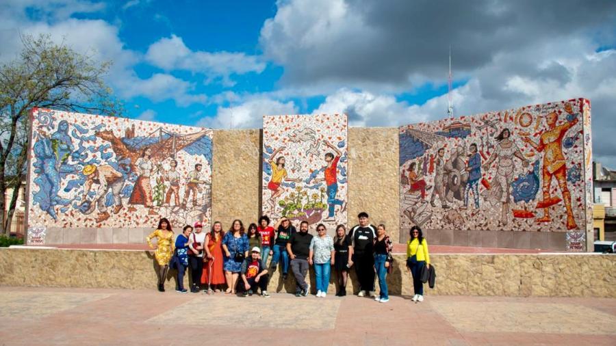 Fomenta Gobierno de Carlos Peña Ortiz sentido de pertenencia a través de recorridos por murales emblemáticos de Reynosa