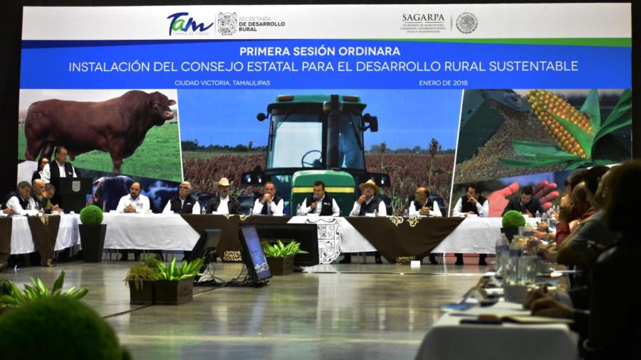 Instalan Consejo Estatal para el Desarrollo Rural Sustentable