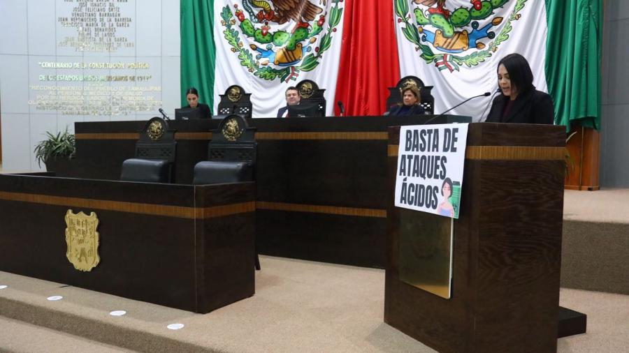 Recibe Congreso reformas para tipificar y sancionar ataques con ácido