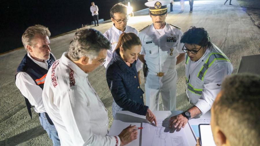 “Plan México va”: Visita Claudia Sheinbaum puerto Matamoros