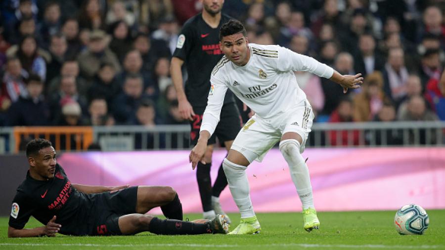 El Madrid vence 2-1 al Sevilla 