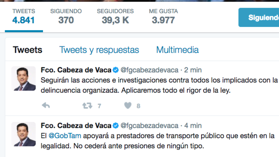 Habrá apoyo a transportistas que estén en la legalidad: Cabeza de Vaca   