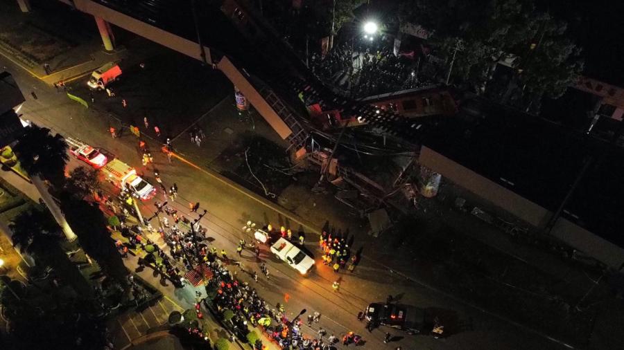 Al menos 24 muertos tras desplomarse tramo elevado de la Línea 12 del Metro de la CDMX