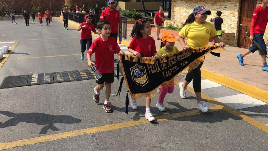 Realiza Colegio Félix de Jesús Rougier caminata del Recuerdo 