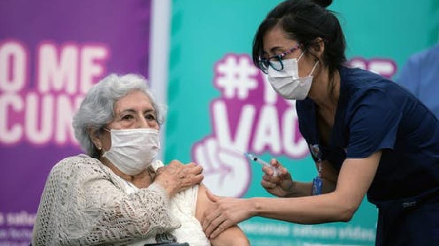 Chile suma el 16% de su población vacunada contra el COVID