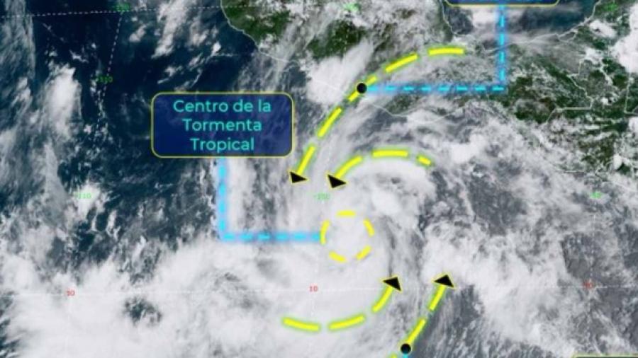 Tormenta tropical “Genevieve” se forma en el Pacífico