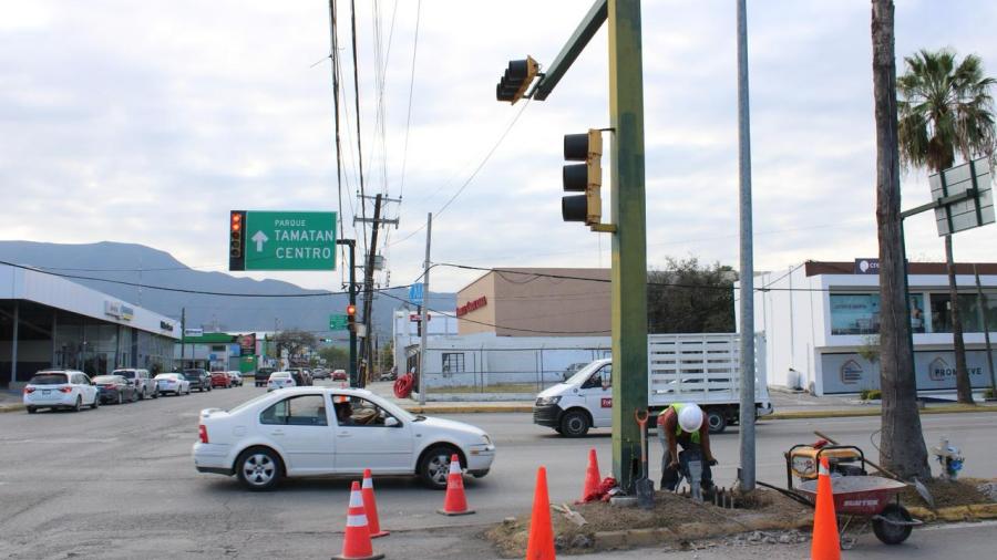 En marcha, modernización en sistema de semaforización de la capital tamaulipeca