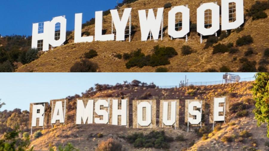 Hollywood cambia su letrero por el triunfo del Super Bowl LV