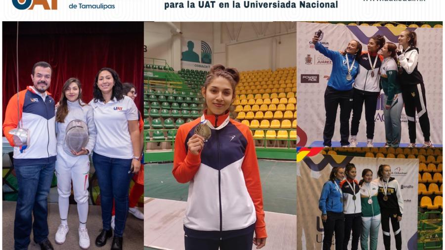 Alejandra Badillo obtiene oro para la UAT en la Universidad Nacional 