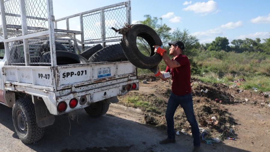 Recolecta Gobierno Municipal más de 77 mil llantas en desuso durante el 2023
