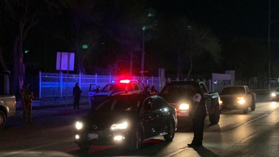 Fuerzas de seguridad implementan operativo antialcohol en Matamoros
