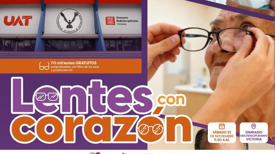 Anuncia la UAT jornada de entrega gratuita de 70 mil lentes