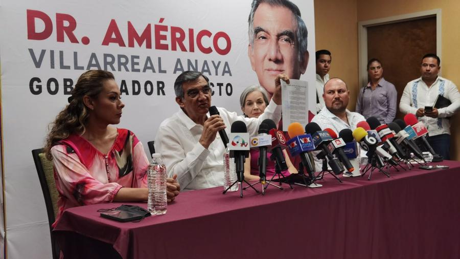 Denuncia Américo Villarreal persecución y presunta orden de aprehensión en su contra 