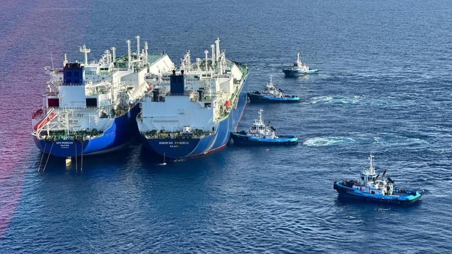 Zarpa buque de gas licuado de Altamira hacia Europa