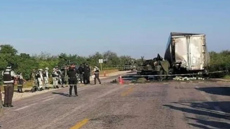 Lamenta Am&eacute;rico Villarreal muertes de militares en accidente en Tamaulipas 