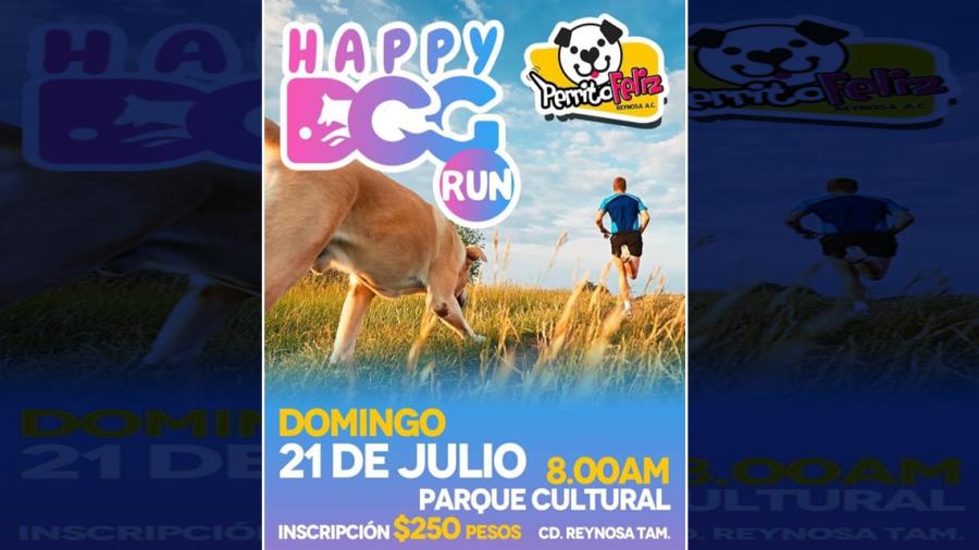 Se realizará la cuarta edición de la “Happy Dog Run 2019” en Reynosa