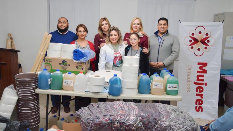 Dona Gobierno de Tamaulipas artículos de primera necesidad a Centros Migrantes fronterizos