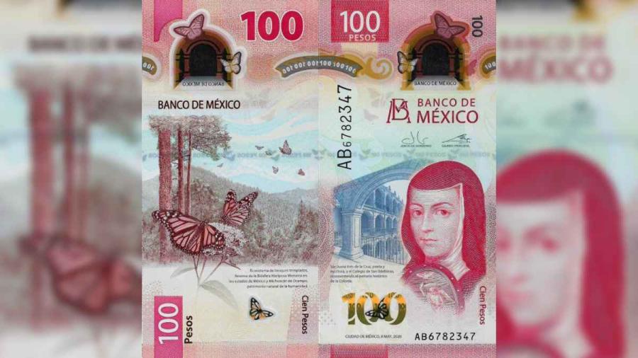 Billete mexicano de 100 pesos es elegido como el “Billete del Año 2020”