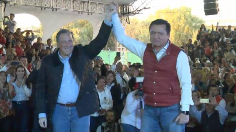 Osorio Chong acompa&ntilde;a a Meade en precampa&ntilde;a