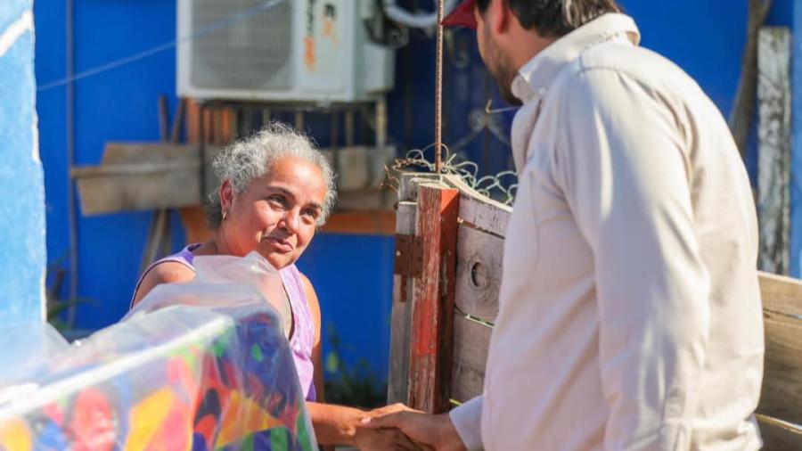 Encabezó Alcalde de Reynosa amplio recorrido en La Joya