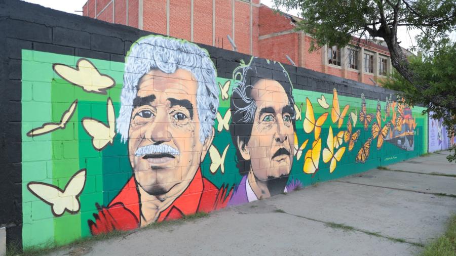 Artistas locales embellecen imagen urbana de Nuevo Laredo con sus murales