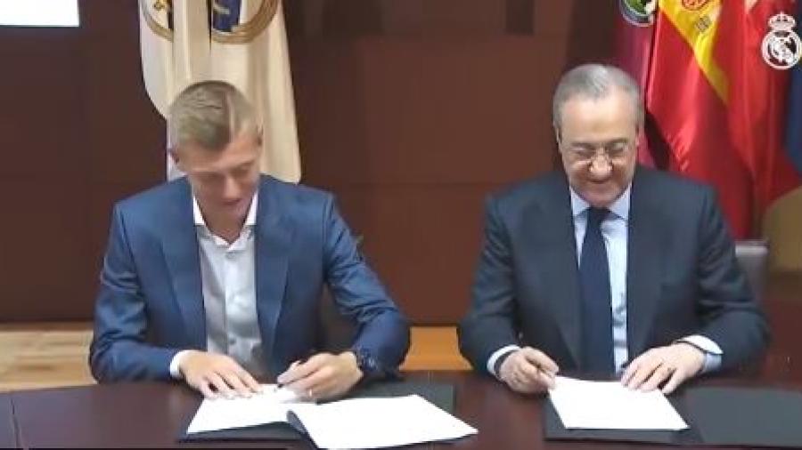 Toni Kroos permanecerá hasta 2023 con Real Madrid 