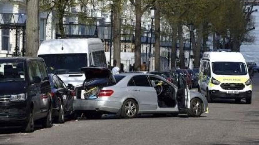 Dispara policía a presunto atacante de embajador ucraniano en Londres